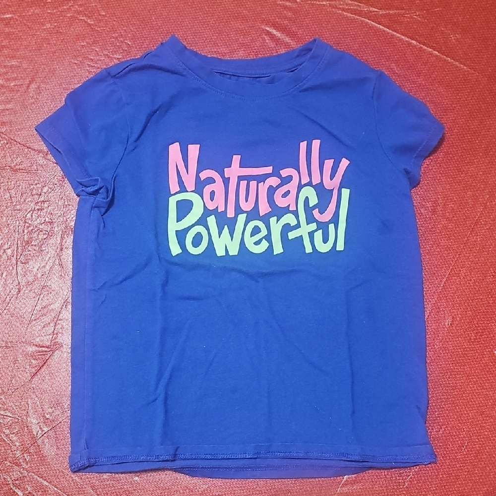 Blue Kids T-Shirt with Colorful Print